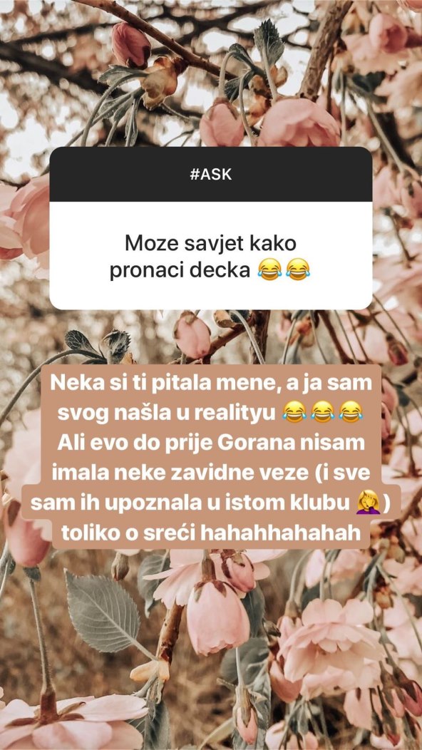 Hana Rodić otkrila detalje o bivšima: 'Sve sam ih upoznala u istom klubu'