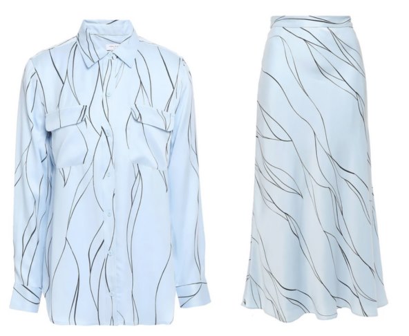 Equipment košulja $306, suknja $383