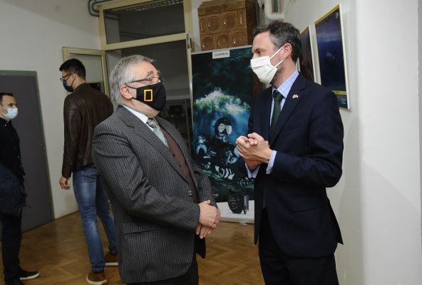 Otvorena izložba podvodnih fotografija Plavi svijet, autora Damira Zuruba