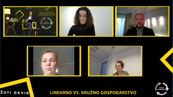 Katarina Moškatelo ( studio), Iva Tomić, Davor Percan, Vesna Petrović i Tonćika Jarak ( online )