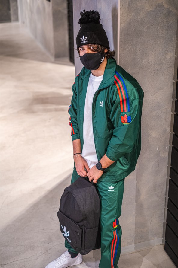 adidas originals kapa, muška trenirka i ruksak