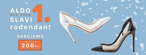 Aldo web shop slavi rođendan i daruje vam vaučer od 200 kuna