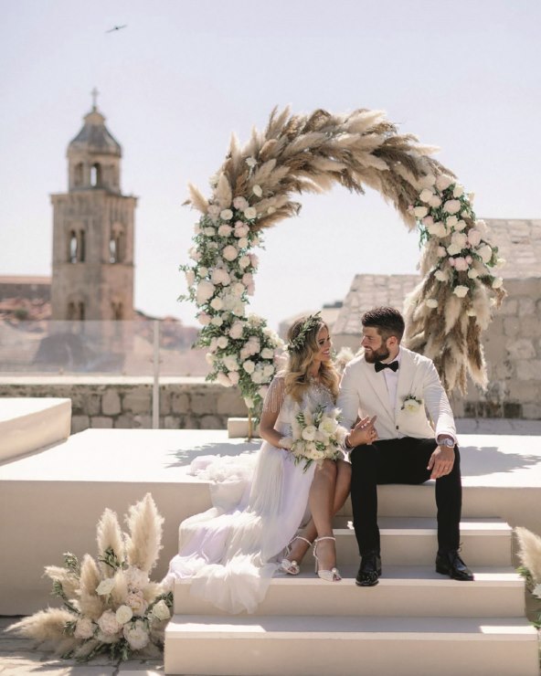 Adriana i Duje Ćaleta-Car vjenčali su se u svibnju prošle godine te tri mjeseca kasnije dobili sina.
