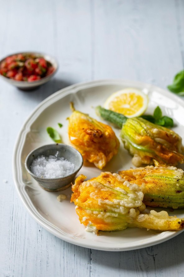 Punjeni cvjetovi tikvica