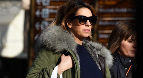 Ana Maslać Plenković na sprovodu pape Franje