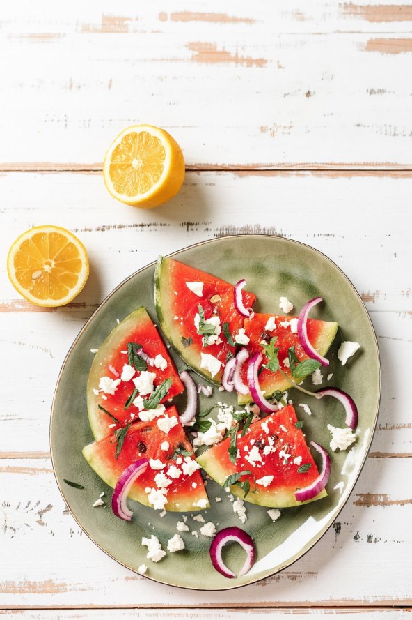 Salata od lubenice i sira