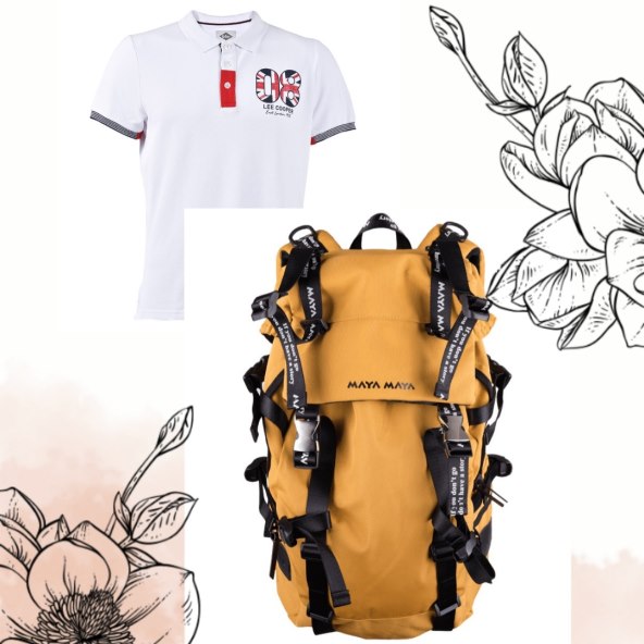 Designer Outlet Croatia, Maya Maya, ruksak, stara cijena 998 kn, -70%, sada 288 kn; Designer Outlet Croatia, Lee Cooper, muška majica, stara cijena 239,99 kn, -70%, sada 71,99 kn