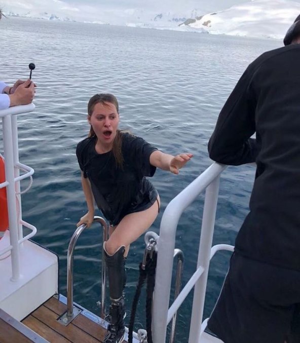 Aimee Mullins i Rupert Friend