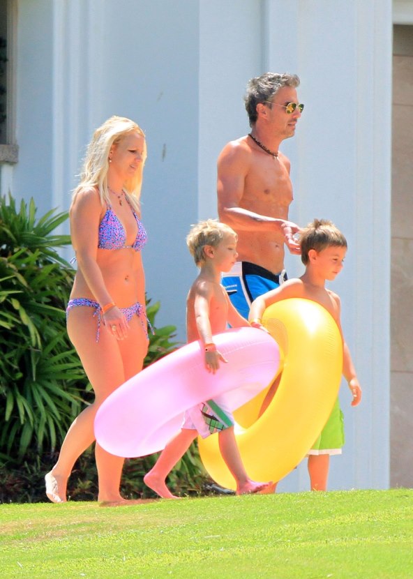 Kevin Federline, Jayden James, Sean Preston i Britney Spears