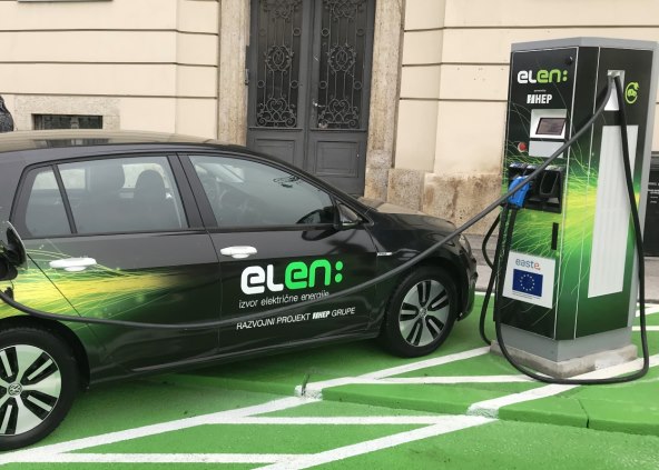 HEP-ova ELEN punionica na Trgu kralja Tomislava u Zagrebu