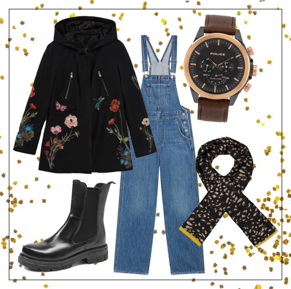 Arena Centar: 5thAvenue gležnjače, Deichmann, 519 kn; Kaput Desigual, 1509 kn; Garcia šal, Kruna mode; 159 kn; Traper-kombinezon Levi's, 959 kn; Police sat, ENDI CENTAR, 1.480 kn