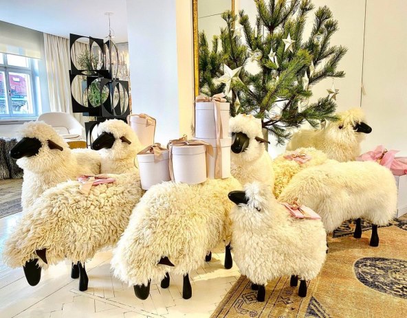 Božićni izlog Saše Šekoranje