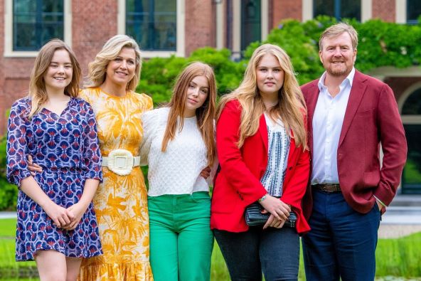 Kraljica Maxima i kralj Willem-Alexander s kćerima