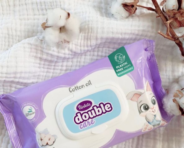 Violeta maramice za bebe bez plastike