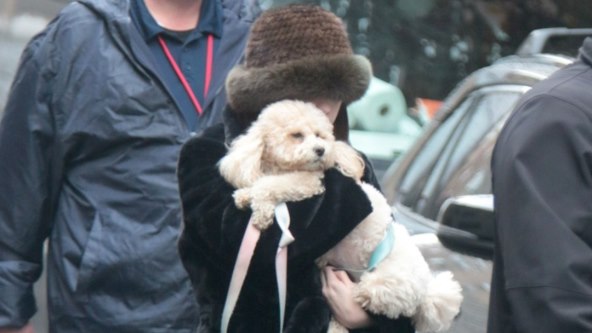 Selena Gomez skriva lice.