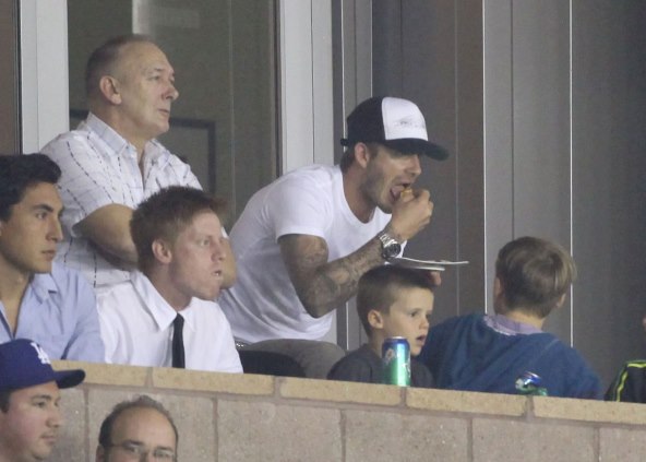 David Beckham i Ted Beckham