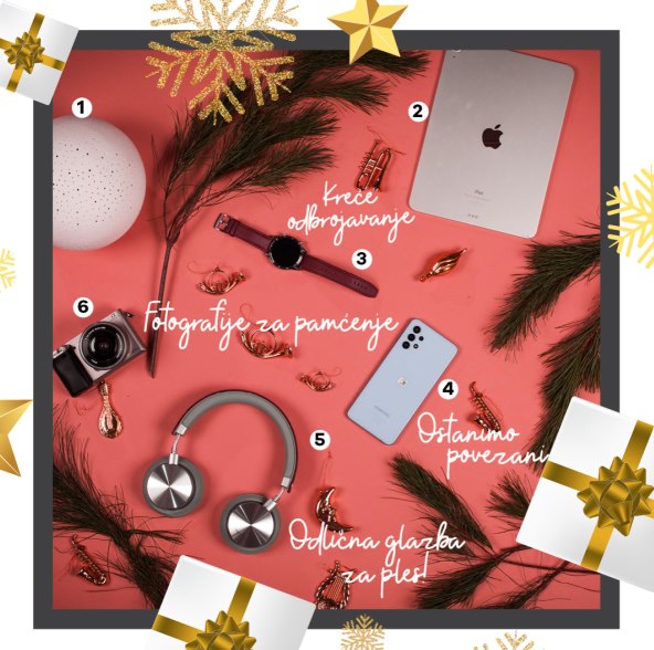 1. Arena Centar i Arena Park: 1. Lampa kugla na baterije, JYSK, 100 kn; 2. iPad, iStyle, 5649 kn; 3. Huawei GT2 sat, Sancta Domenica, 1499 kn; 4. Samsung A32 5G mobitel, Samsung Experience Store, 2099 kn; 5. Slušalice Vonmahlen Concert One, Elipso, 919 kn; Fotoaparat Sony APS-C, Elipso, 3699 kn