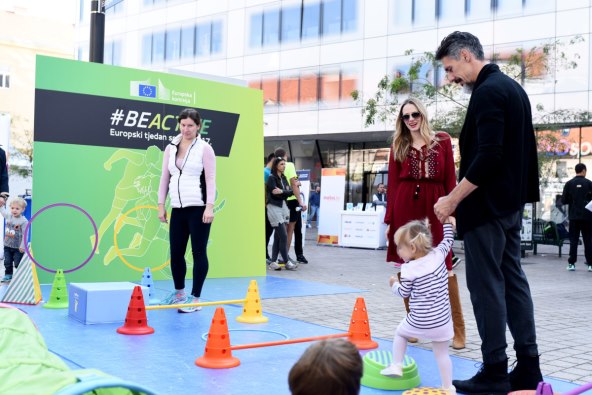 Jelena Veljača i Dražen Čuček s kćeri Lenom