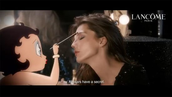 Betty Boop i Daria Werbowy za Lancome