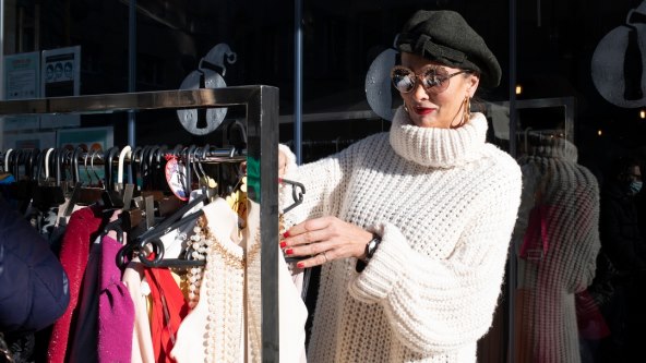 Leonarda Lončar na modnom buvljaku