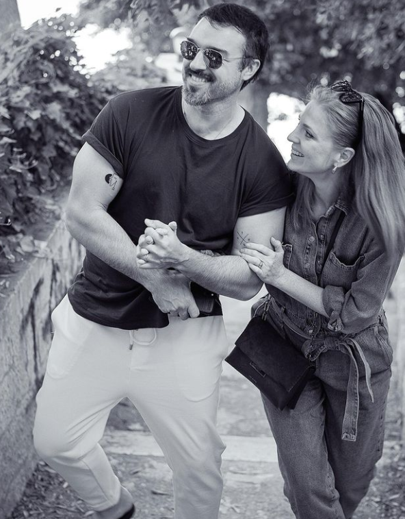 Nataša Janjić Medančić i Nenad Medančić u šetnji