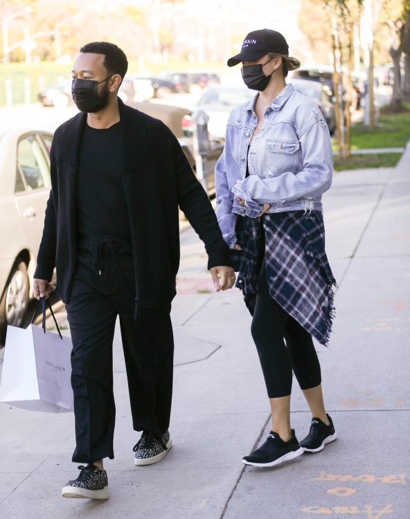 Chrissy Teigen i John Legend u šetnji Los Angelesom