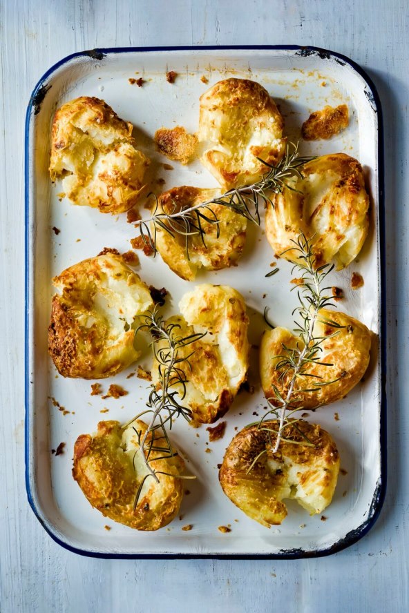 smashed potatoes