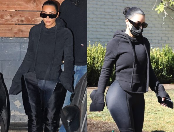 Kim Kardashian u Vetements hoodici na Beverly Hillsu