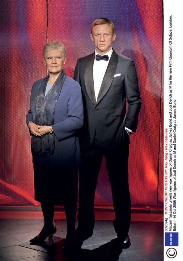 U posjetu kod Madame: Voštane figure Daniela Craiga i Judi Dench u londonu