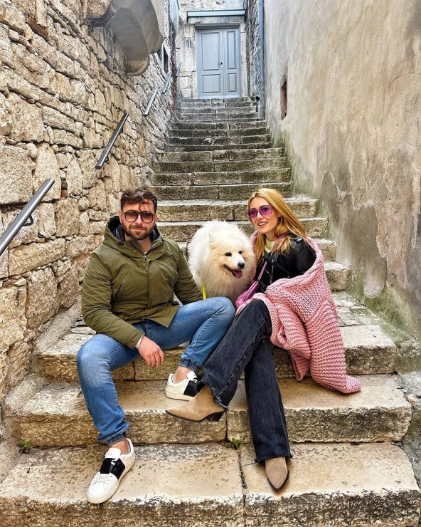 Ivana Mišerić i Dražen Kovačević s ljubimicom