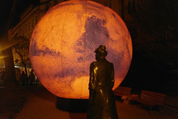 Planet Mars u Tkalčićevoj ulici u sklopu Festivala svjetla