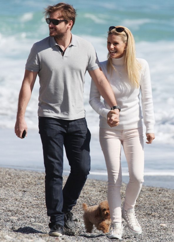 Michelle Hunziker i Tomaso Trussardi