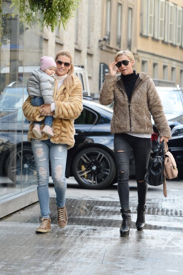 Michelle Hunziker i Tomaso Trussardi