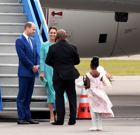 Kate Middleton i princa Williama dočekala je 6-godišnja Aniah Moss