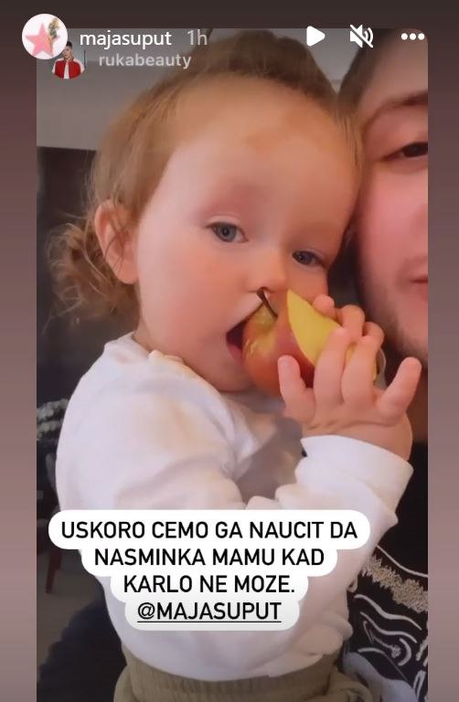 Karlo Rusan snimao se s Bloomom u naručju