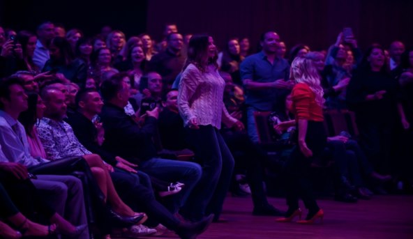 Ana Sasso zaplesala je na koncertu Fosila