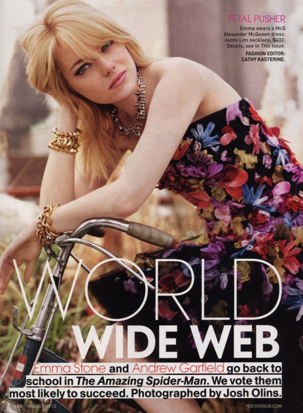 Zaljubljeni junaci novog "Spidermana" u editorijalu Teen Voguea