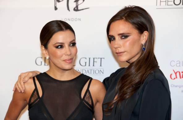 Eva Longoria i Victoria Beckham