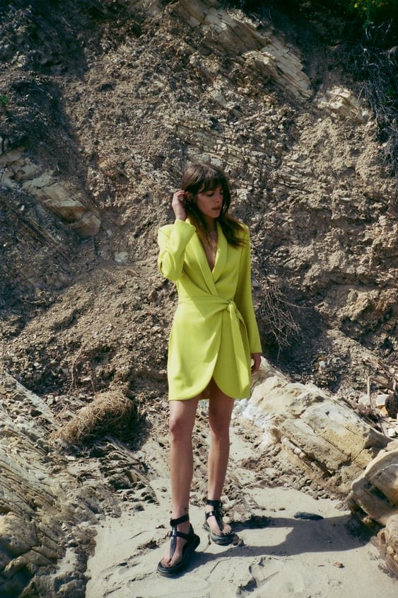 Sako haljina na preklop