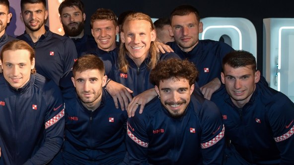 Šime Vrsaljko na promociji filma