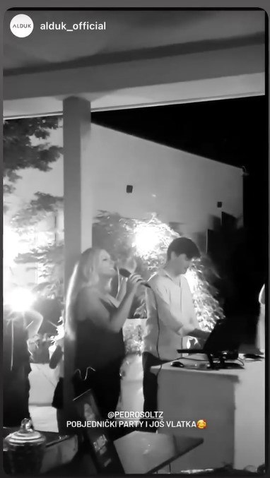 Vlatka Pokos pjevala na zabavi Pedra Soltza