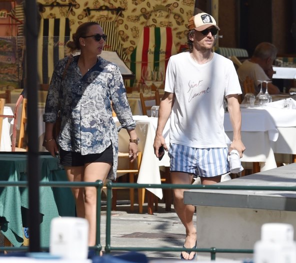 Luka Modrić i Vanja Modrić na odmoru u Italiji