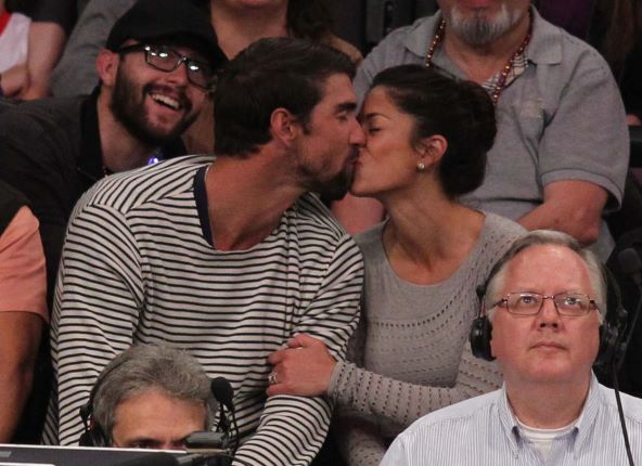 Michael Phelps i Nicole Johnson