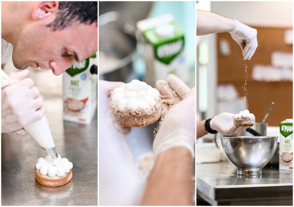 kolač s O'Plant biljnim napitkom iz slastičarnice Magnolija