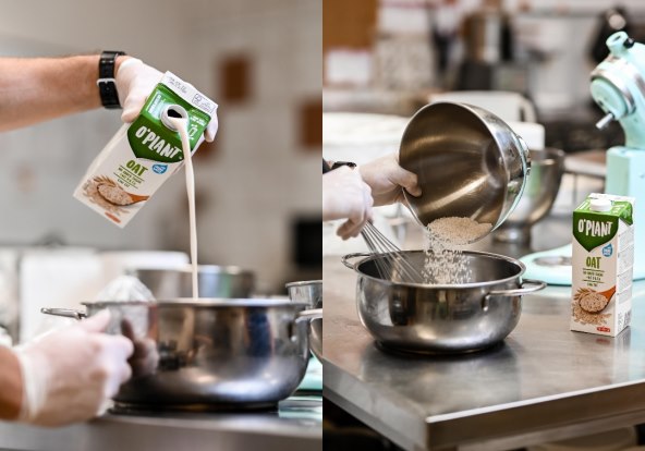 kolač s O'Plant biljnim napitkom iz slastičarnice Magnolija