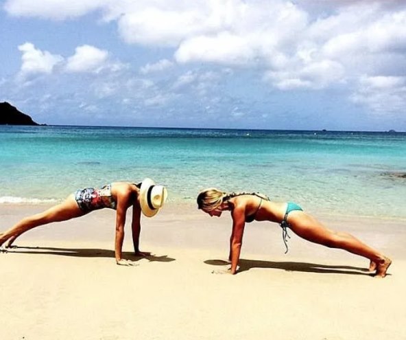 Meghan Markle i Heather Dorak vježbaju skupa