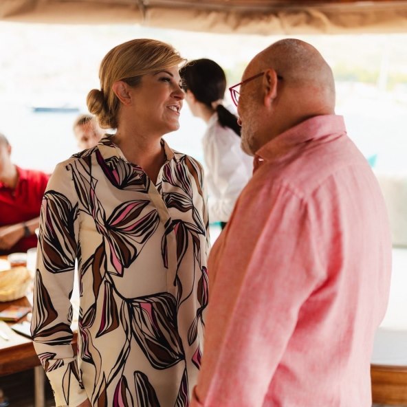 Kolinda Grabar Kitarović u Bolu na Braču