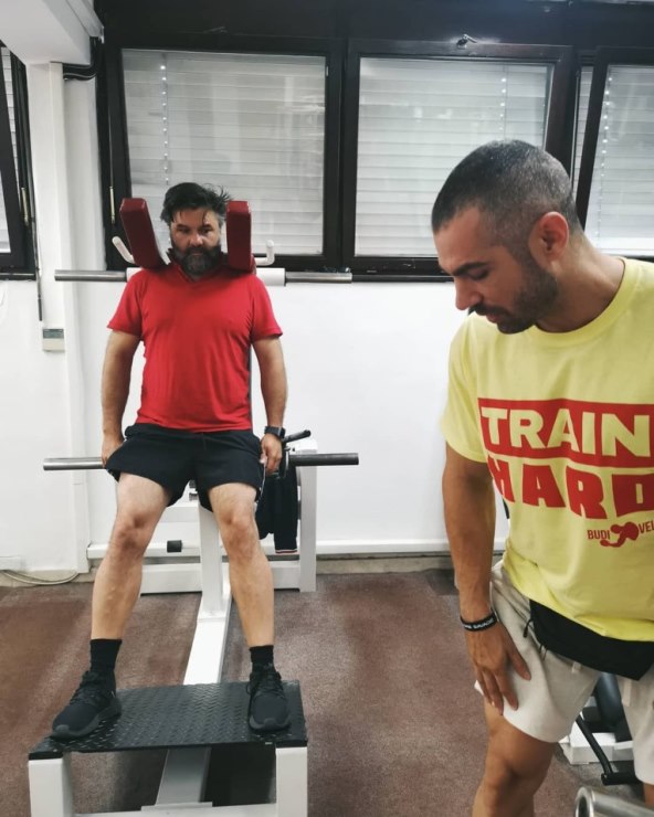 Charles Pearce u teretani