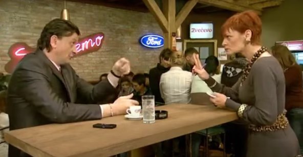 Tatjana Šojić i Žan Marlot glumili su zajedno u seriji Lud, zbunjen, normalan