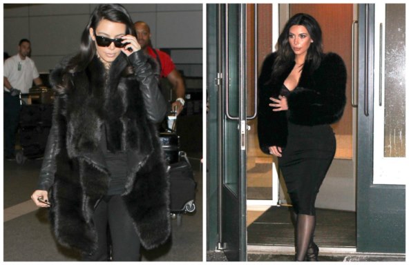 Khloe Kardashian nosi umjetno krzno s porukom